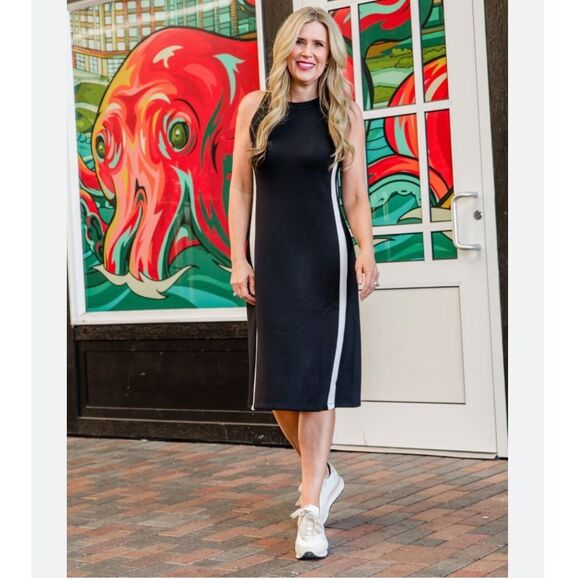 Spanx Air Essentials Side Stripe Dress New! - Picture 13 of 14